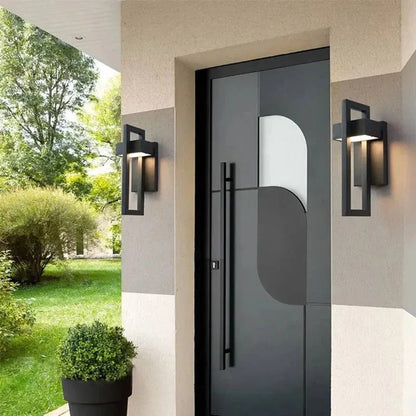 Scandinavian Aluminum LED Outdoor Wall Sconce with Modern Design