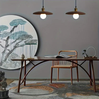Scandinavian Solid Wood Pendant Light | Modern Nordic Ceiling Lamp