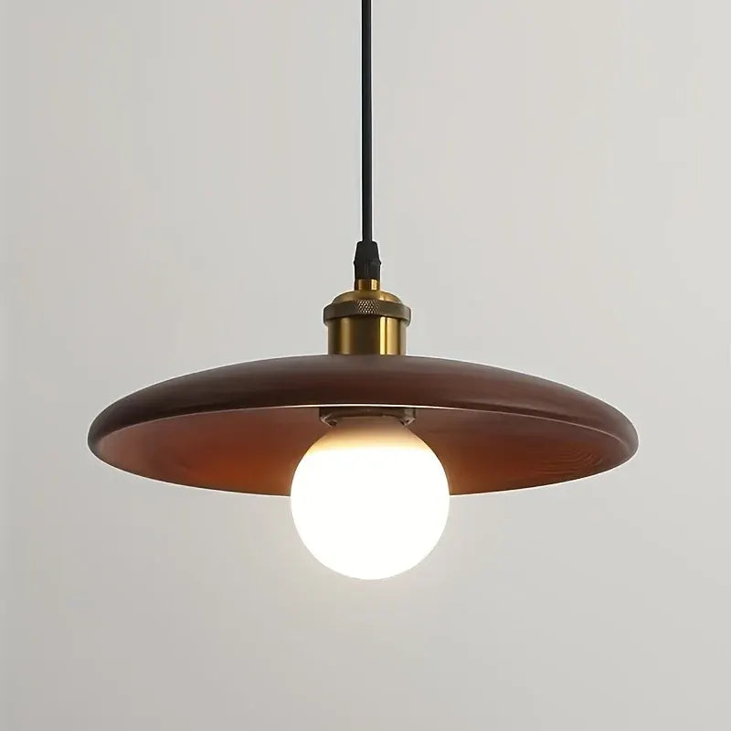 Scandinavian Solid Wood Pendant Light | Modern Nordic Ceiling Lamp