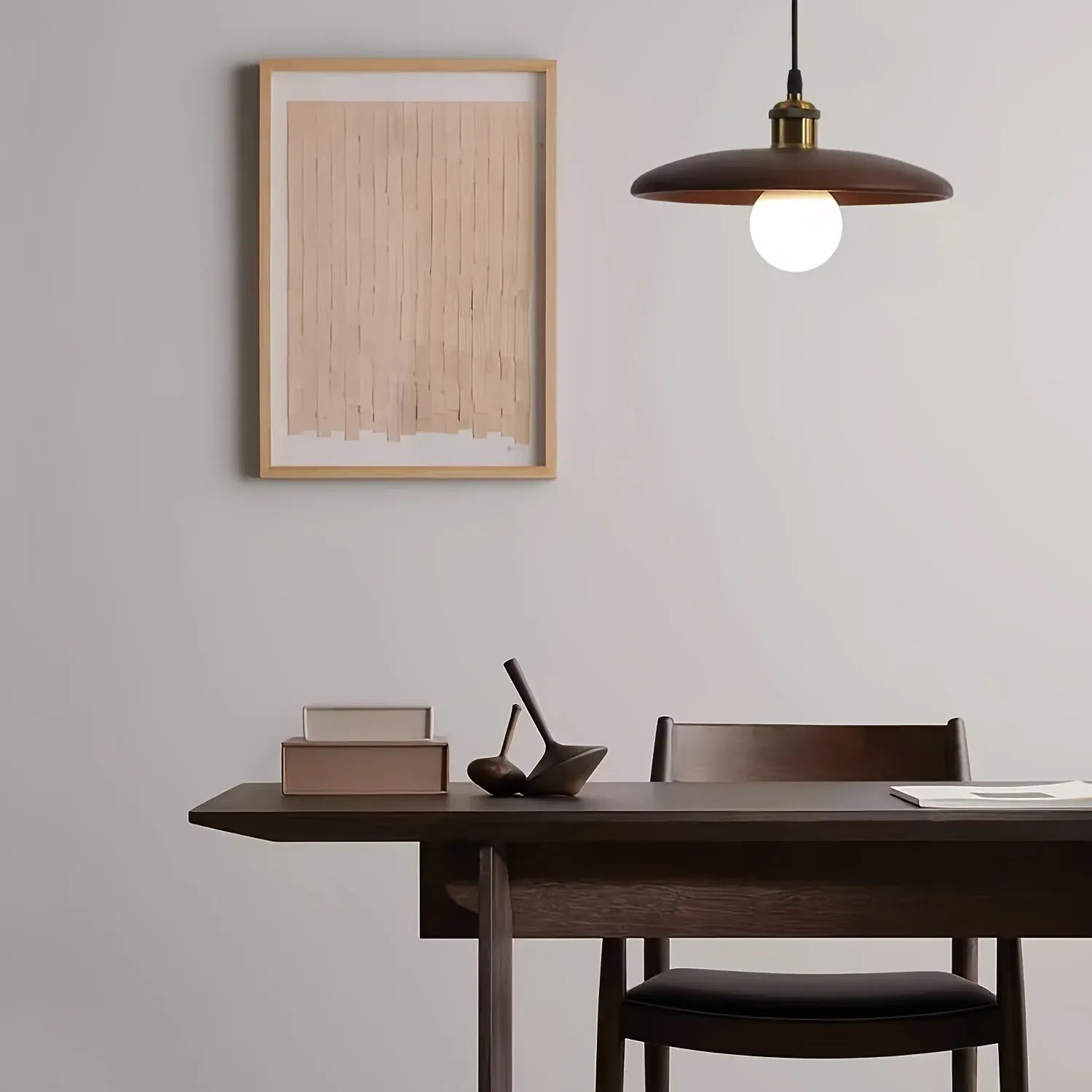 Scandinavian Solid Wood Pendant Light | Modern Nordic Ceiling Lamp