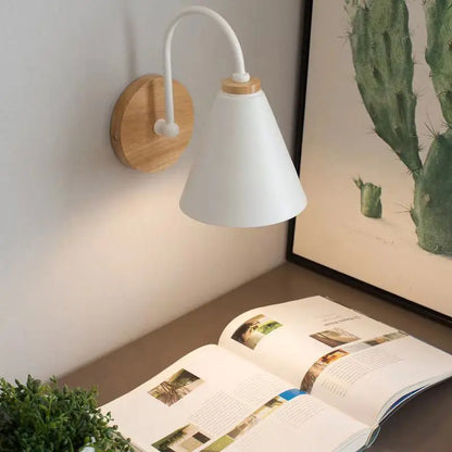 Scandinavian Wood & Iron Wall Sconce | Nordic Beam Design Lighting