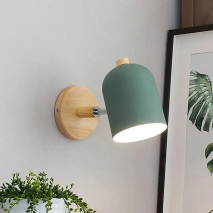 Scandinavian Wooden Wall Sconce | Minimalist Nordic Design Light Fixture