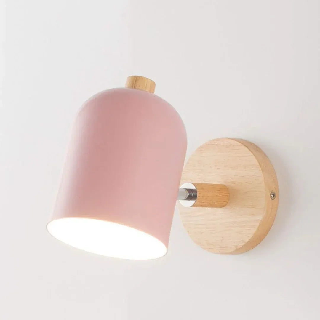 Scandinavian Wooden Wall Sconce | Minimalist Nordic Design Light Fixture
