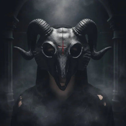 Scary Goat Costume Mask for Halloween Theater Party