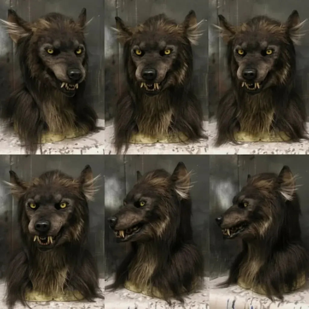 Scary Wolf Halloween Costume Horror Mask