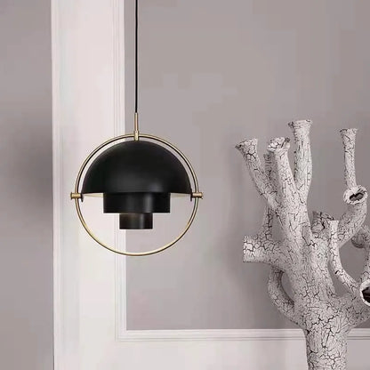 Sculptural Nordic Pendant Lamp | Modern Metal Suspension Light