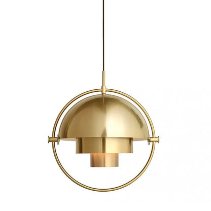 Sculptural Nordic Pendant Lamp | Modern Metal Suspension Light