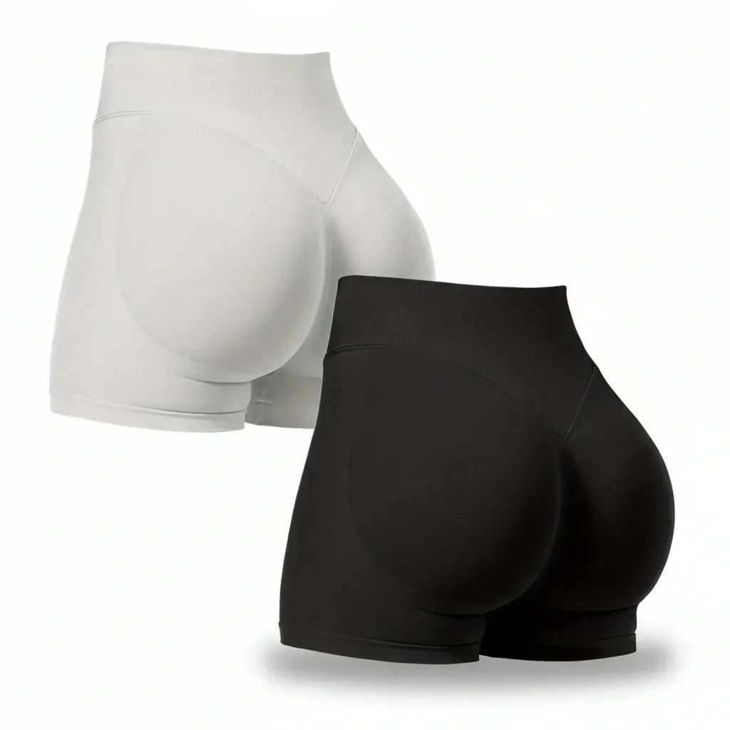 Seamless Scrunch Butt-Lifting Workout Biker Shorts for Gym