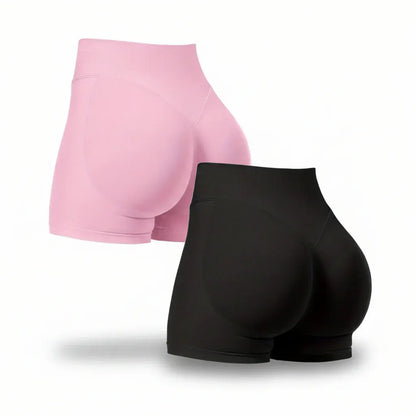 Seamless Scrunch Butt-Lifting Workout Biker Shorts for Gym