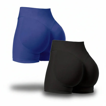 Seamless Scrunch Butt-Lifting Workout Biker Shorts for Gym