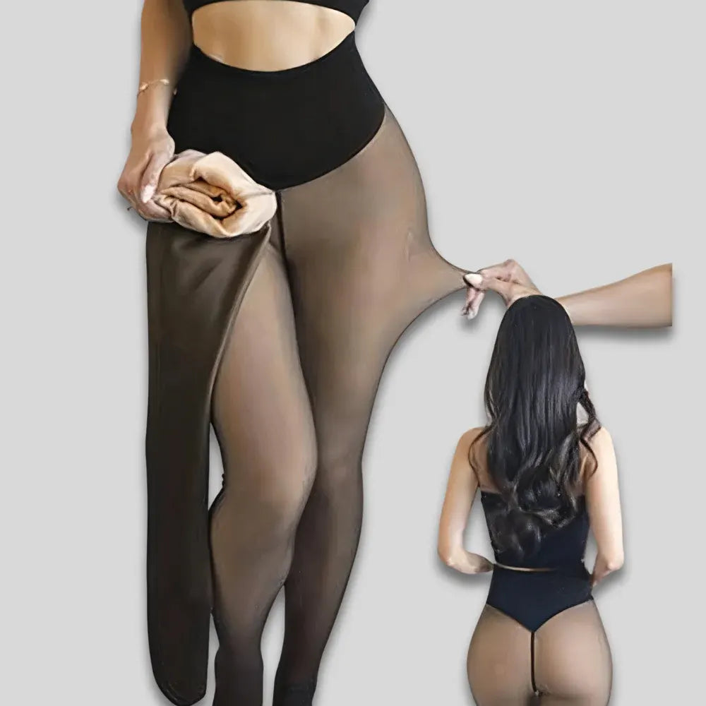 Seamless Sheer Shapewear Tights - Ultra Stretch Slimming Hosiery