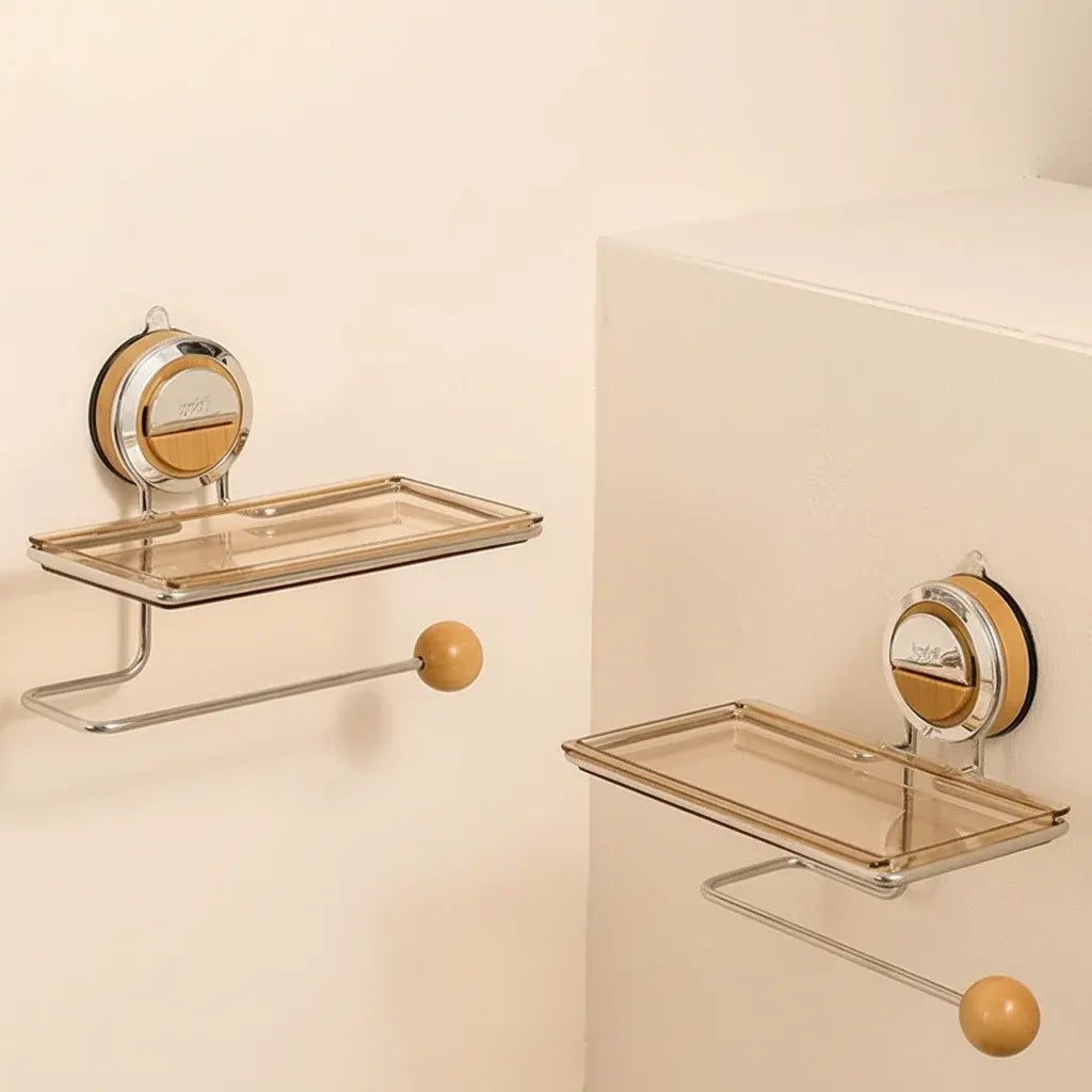 Self-Adhesive Stainless Steel Wall-Mounted Toilet Paper Holder
