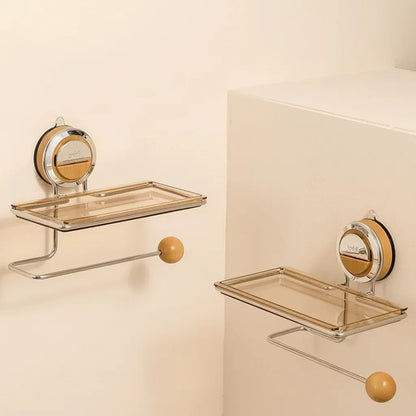 Self-Adhesive Stainless Steel Wall-Mounted Toilet Paper Holder