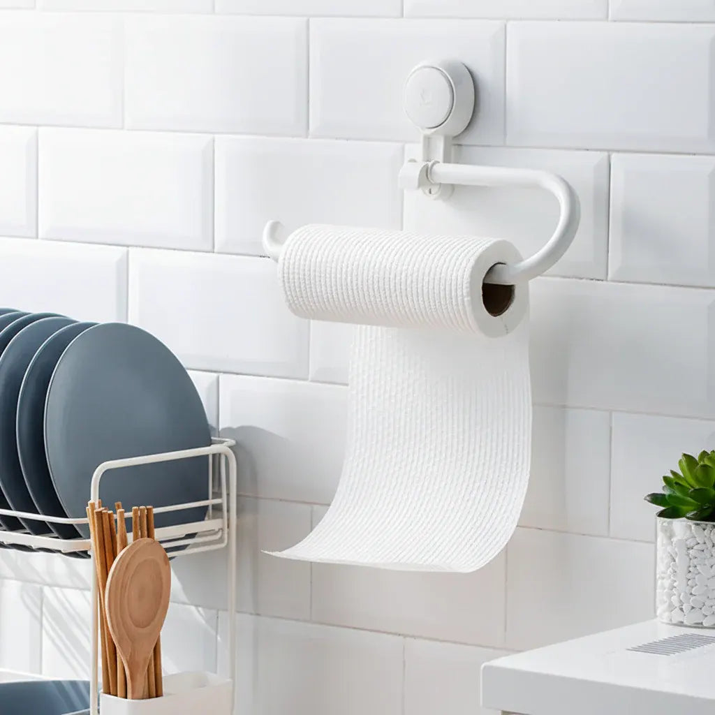 Self-Adhesive Stainless Steel Wall-Mounted Toilet Paper Holder