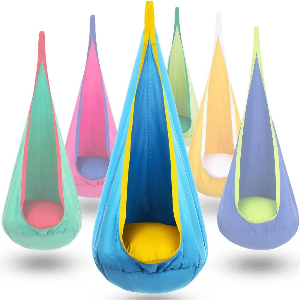 Sensory Hanging Pod Chair Swing for Kids