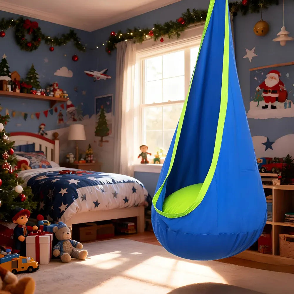 Sensory Hanging Pod Chair Swing for Kids