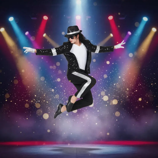 Sequin Blazer Halloween Costume Set for Stage Performances