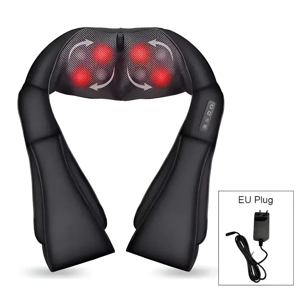Shiatsu Electric Neck Massager for Home and Car Use