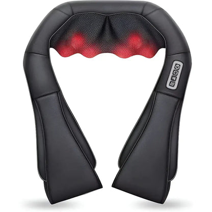 Shiatsu Electric Neck Massager for Home and Car Use