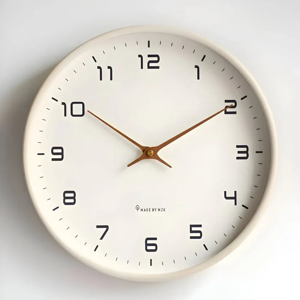 Silent Modern Round Wall Clock - Decorative Home Accent