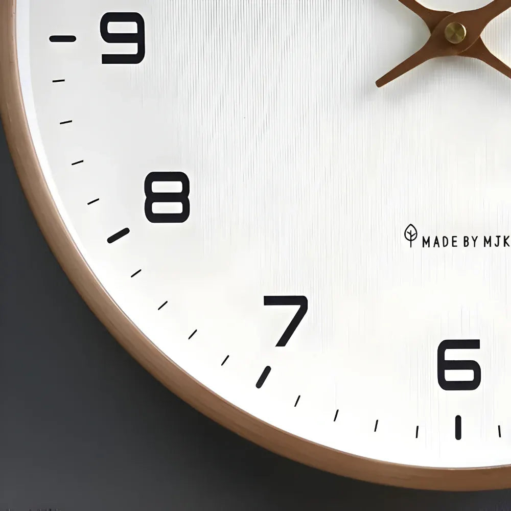 Silent Modern Round Wall Clock - Decorative Home Accent