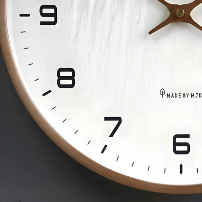 Silent Modern Round Wall Clock - Decorative Home Accent