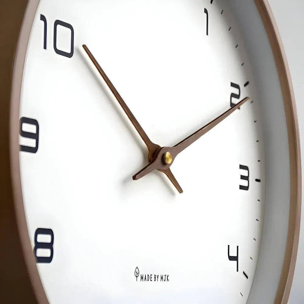 Silent Modern Round Wall Clock - Decorative Home Accent