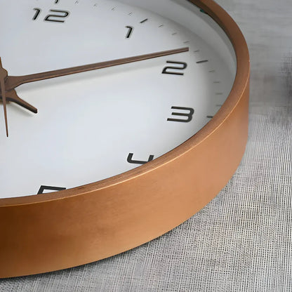 Silent Modern Round Wall Clock - Decorative Home Accent