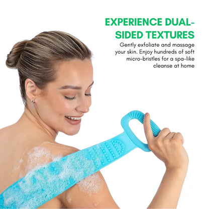 Silicone Exfoliating Body Scrubber Shower Bath Massager Brush