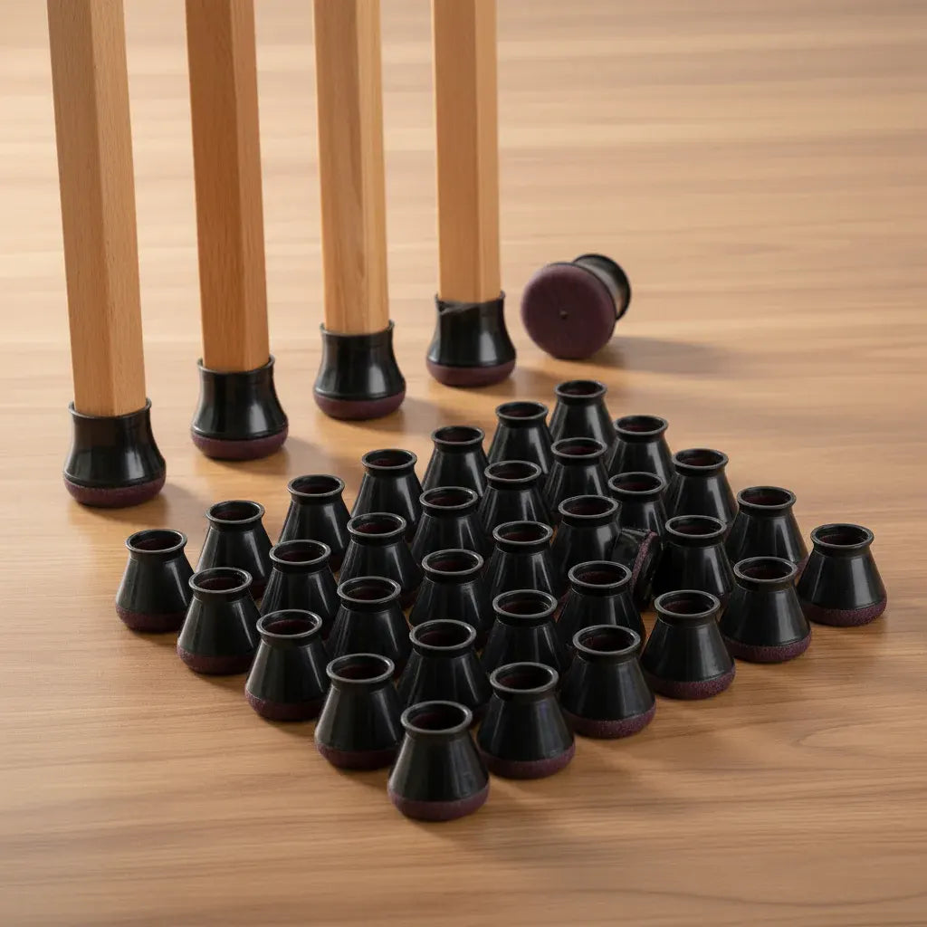 Silicone Furniture Leg Caps - Scratch-Resistant Chair Floor Protectors