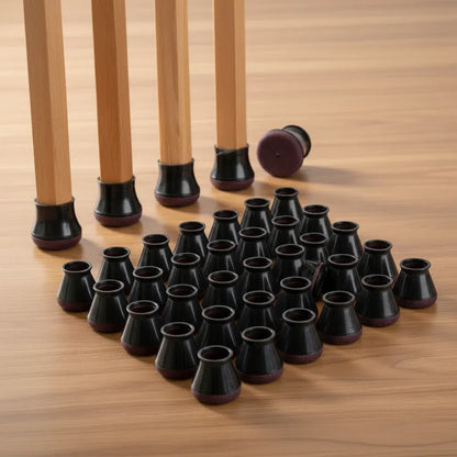 Silicone Furniture Leg Caps - Scratch-Resistant Chair Floor Protectors