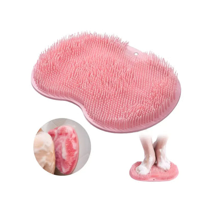 Silicone Non-Slip Bathroom Shower Foot Scrubber Mat