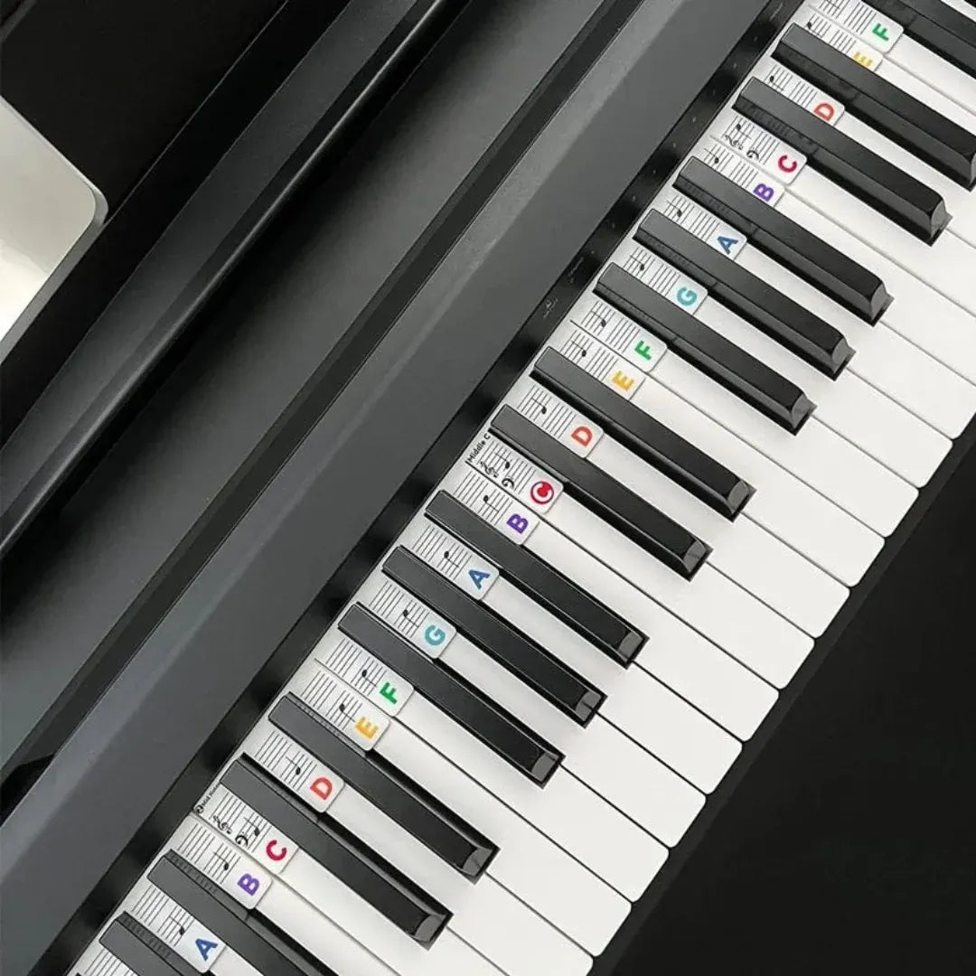 Silicone Piano Key Note Labels for Keyboard Learning