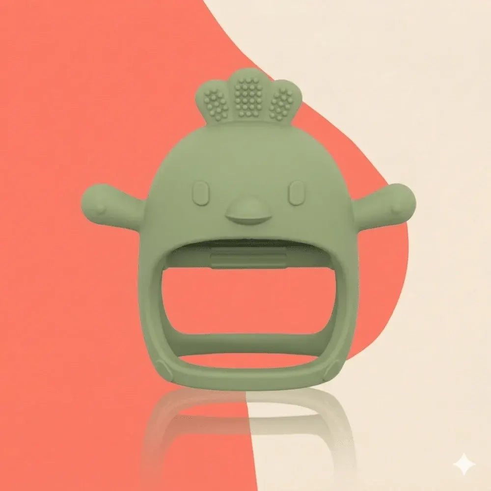 Silicone Teething Mitten Glove for Soothing Sore Baby Gums