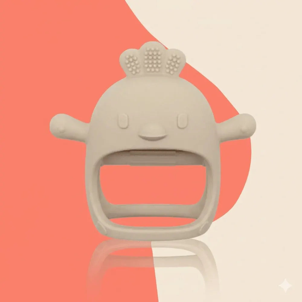 Silicone Teething Mitten Glove for Soothing Sore Baby Gums