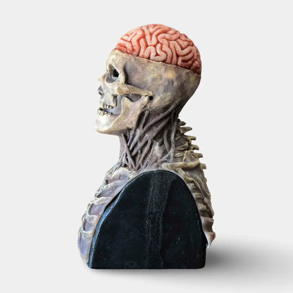 Skeleton Cosplay Mask with Movable Jaw - Halloween Accessory