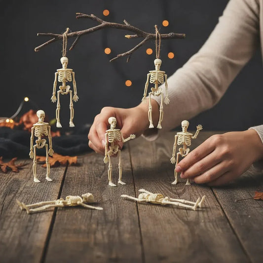 Skeleton Halloween Party Decor Supplies