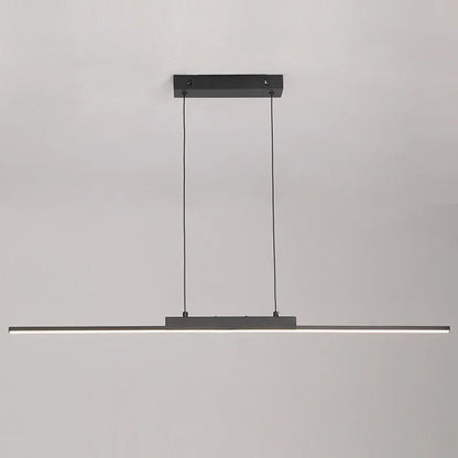 Sleek Linear LED Pendant Light – Minimalist Chandelier for Kitchen & Living Rooms