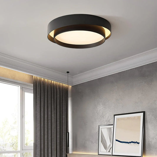 Sleek Modern LED Flush Mount Ceiling Lamp with Elegant Design