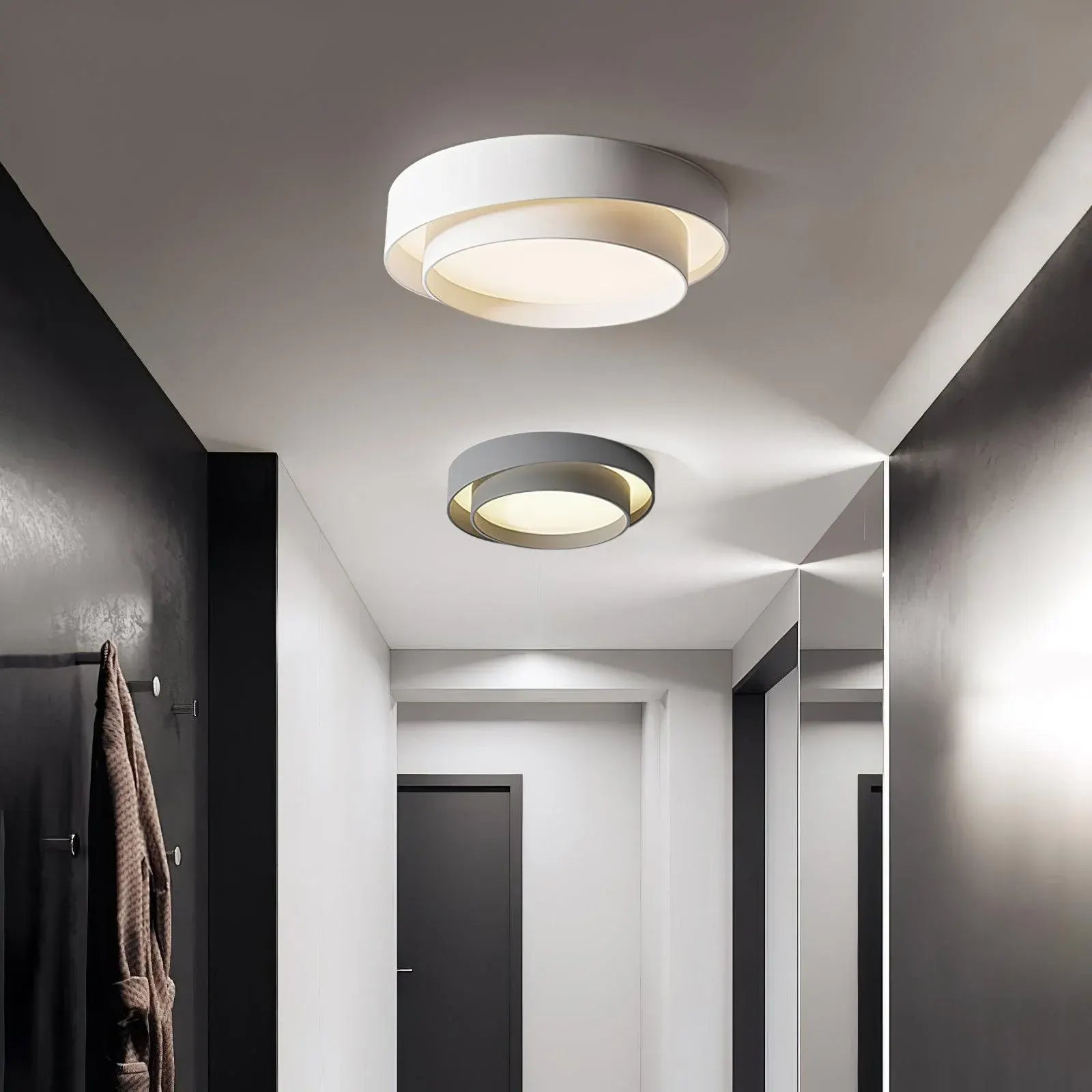 Sleek Modern LED Flush Mount Ceiling Lamp with Elegant Design