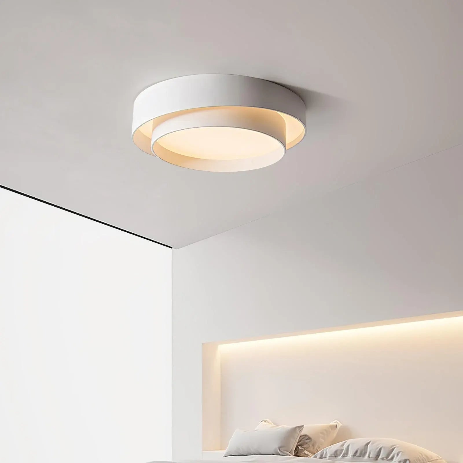 Sleek Modern LED Flush Mount Ceiling Lamp with Elegant Design