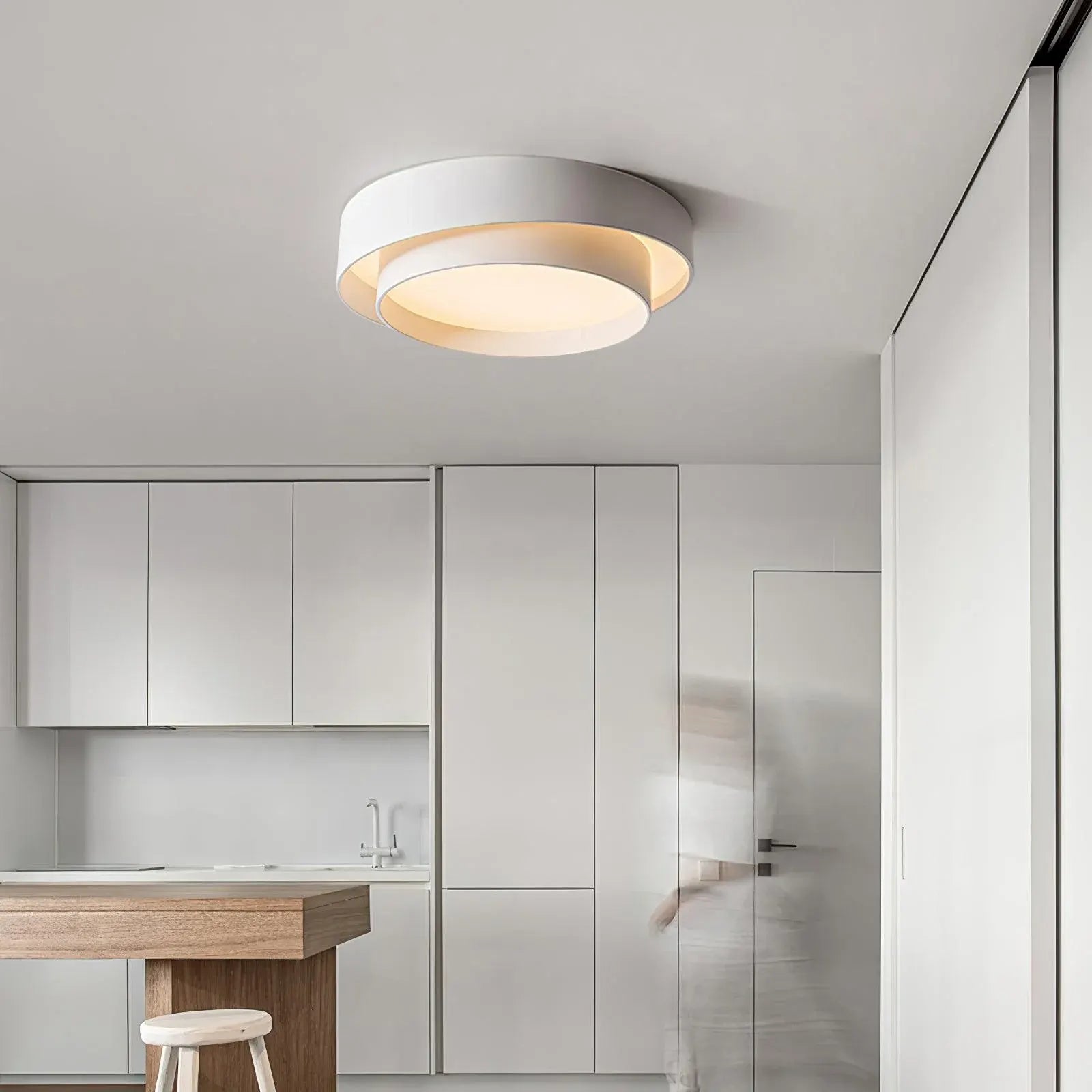 Sleek Modern LED Flush Mount Ceiling Lamp with Elegant Design