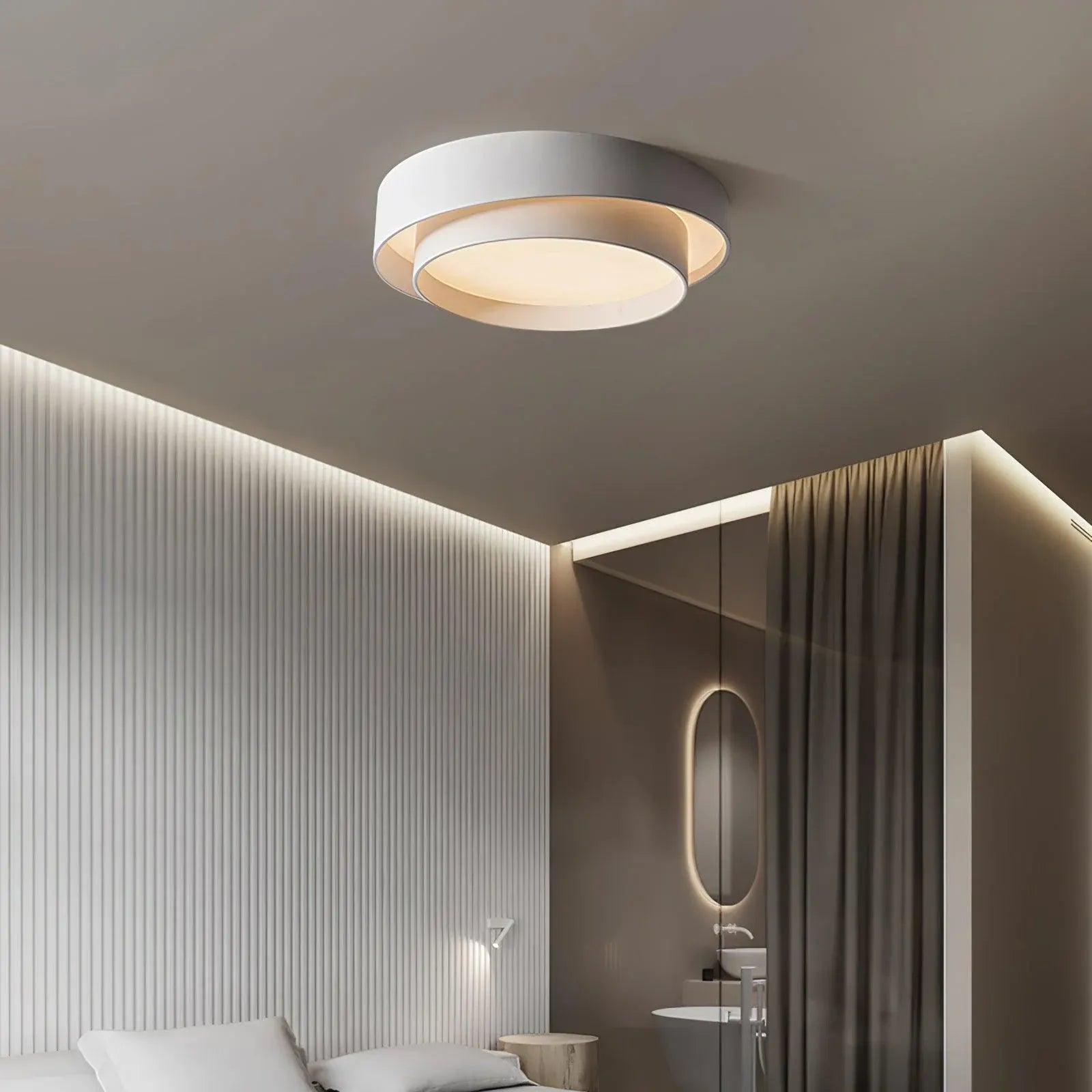 Sleek Modern LED Flush Mount Ceiling Lamp with Elegant Design