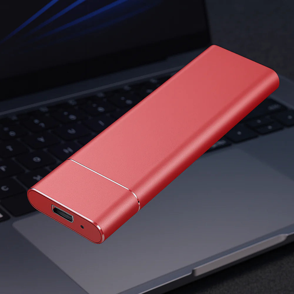 Slim Aluminum Portable USB External Hard Drive Storage