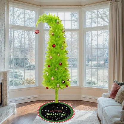 Slim Artificial Christmas Tree Seasonal Floor Home Display Decor