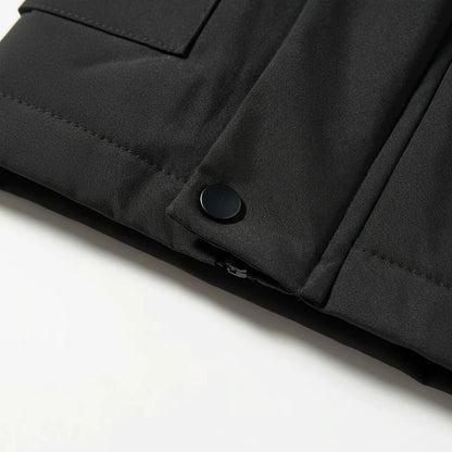 Slim-Fit Waterproof Quilted Down Coat for Men