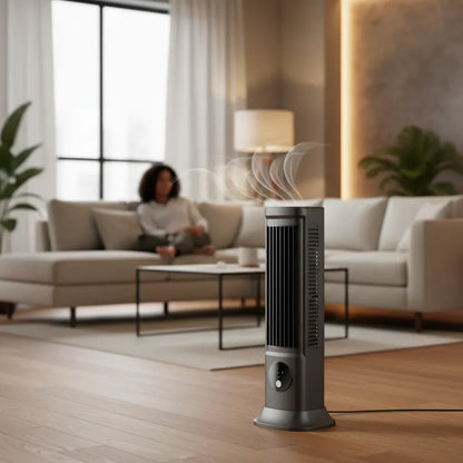 Slim Oscillating Tower Fan for Portable Cooling