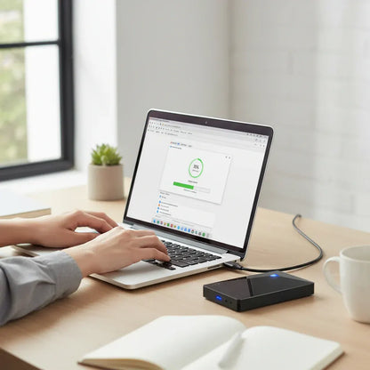 Slim Portable External SSD USB Storage Backup Drive