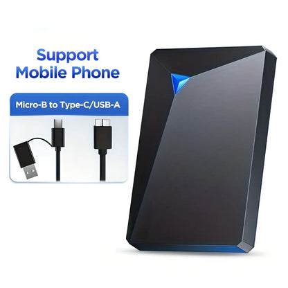 Slim Portable External USB Hard Drive Storage Device