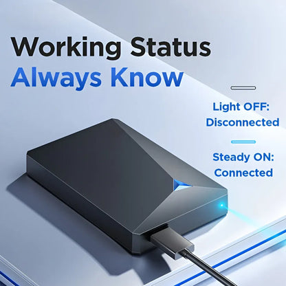 Slim Portable External USB Hard Drive Storage Device